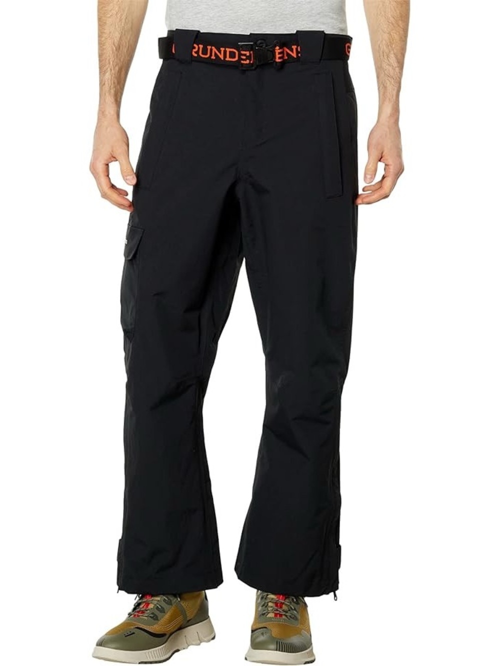 Grundens Men’s Full Share Pant Black Belted Cargo Zip Ankle Size M